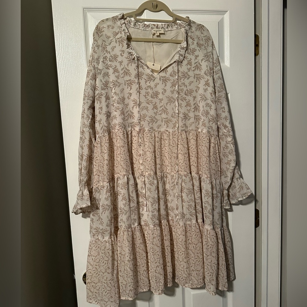 Long sleeve Orange Creek Dress